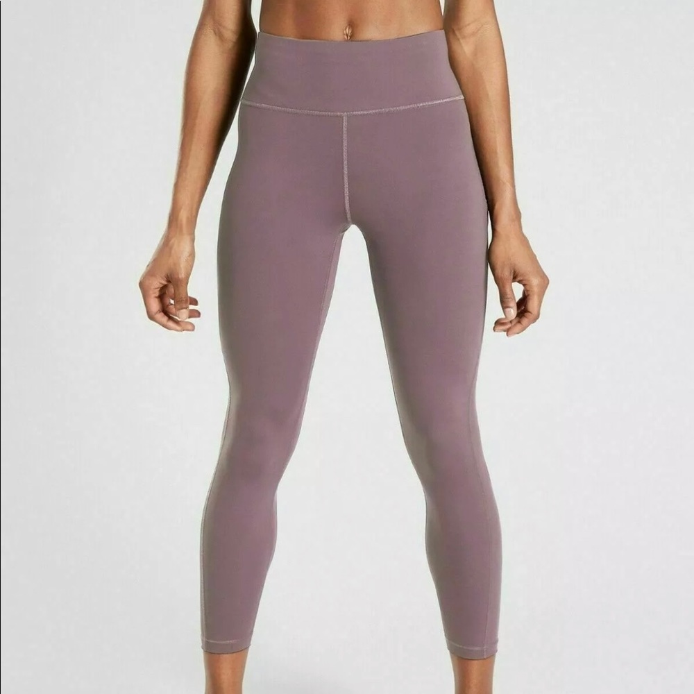 ATHLETA ULTIMATE STASH POCKET 7/8 TIGHT Violet PRE-OWNED SMALL # 531262 A9